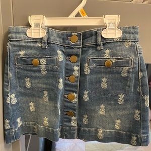 Girls denim skirt